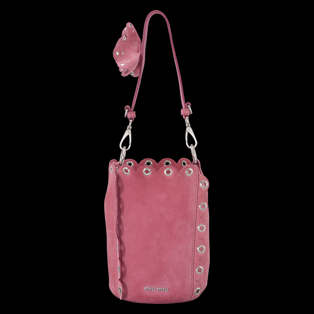MIU MIU(USED)미우미우 5BE017 스웨이드 버킷백